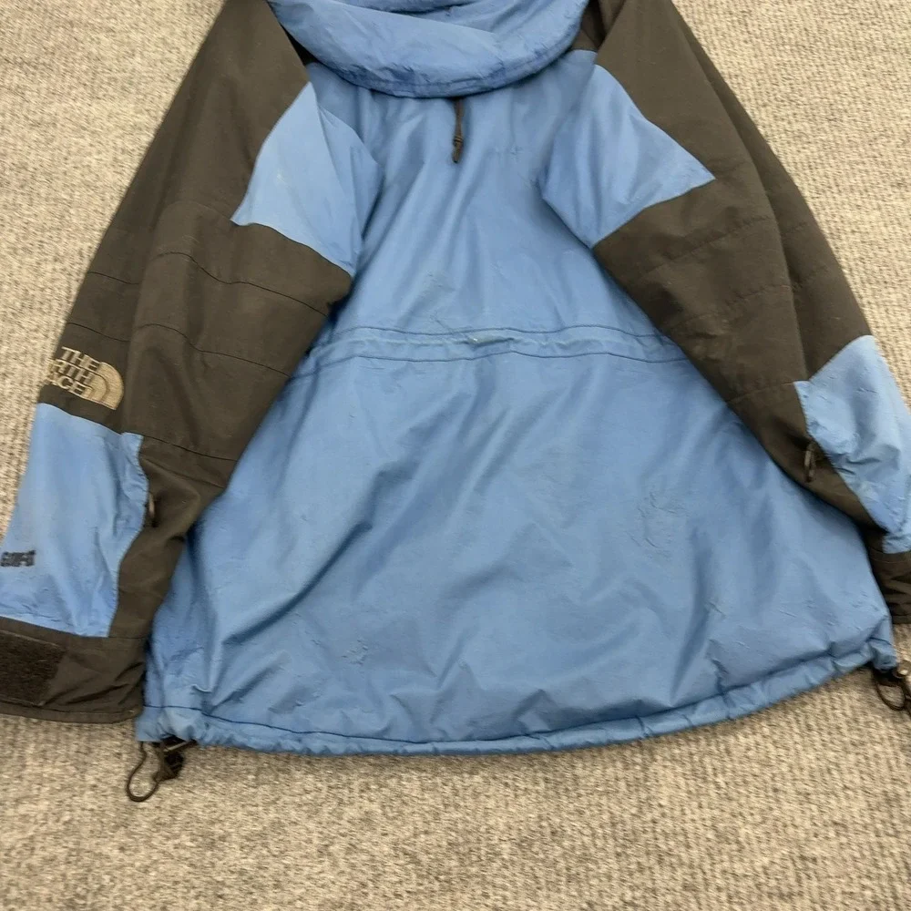 Vintage The North Face Jacket Mens M Blue Nylon Gore Tex Mountain Parka Gorpcore
